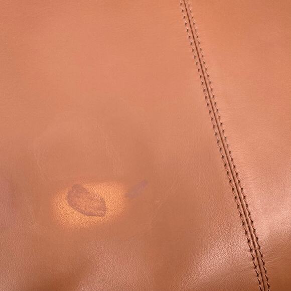 NWT Jack Rogers Bianca 100% Leather Tote Bag Brown Dual Braided Straps *Flaw* - Picture 5 of 13